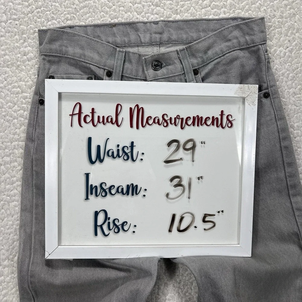 Vintage 1987 Levi's 505 Jeans Men's 30x36 (Actual 29x31) USA‎ Made Streetwear